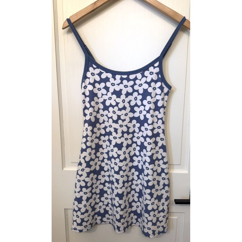 American Eagle The Summer I Turned Pretty Mini Dress Blue Floral S Beach Coastal